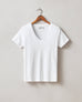 Women's Classic Cotton V-Neck Tee - White